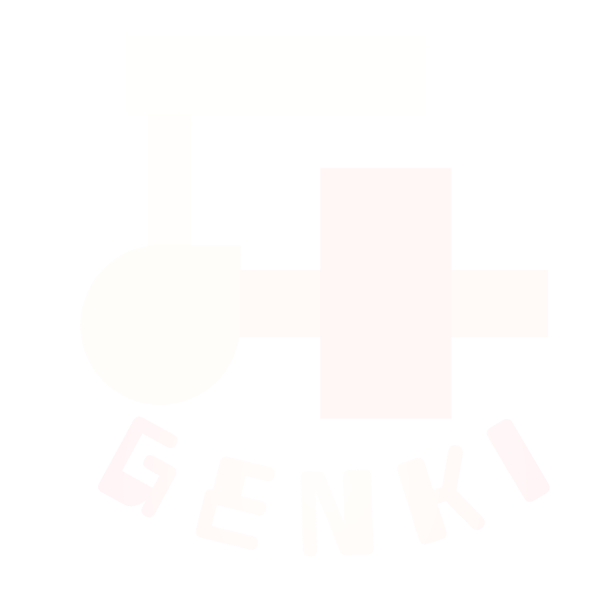 logo white genki